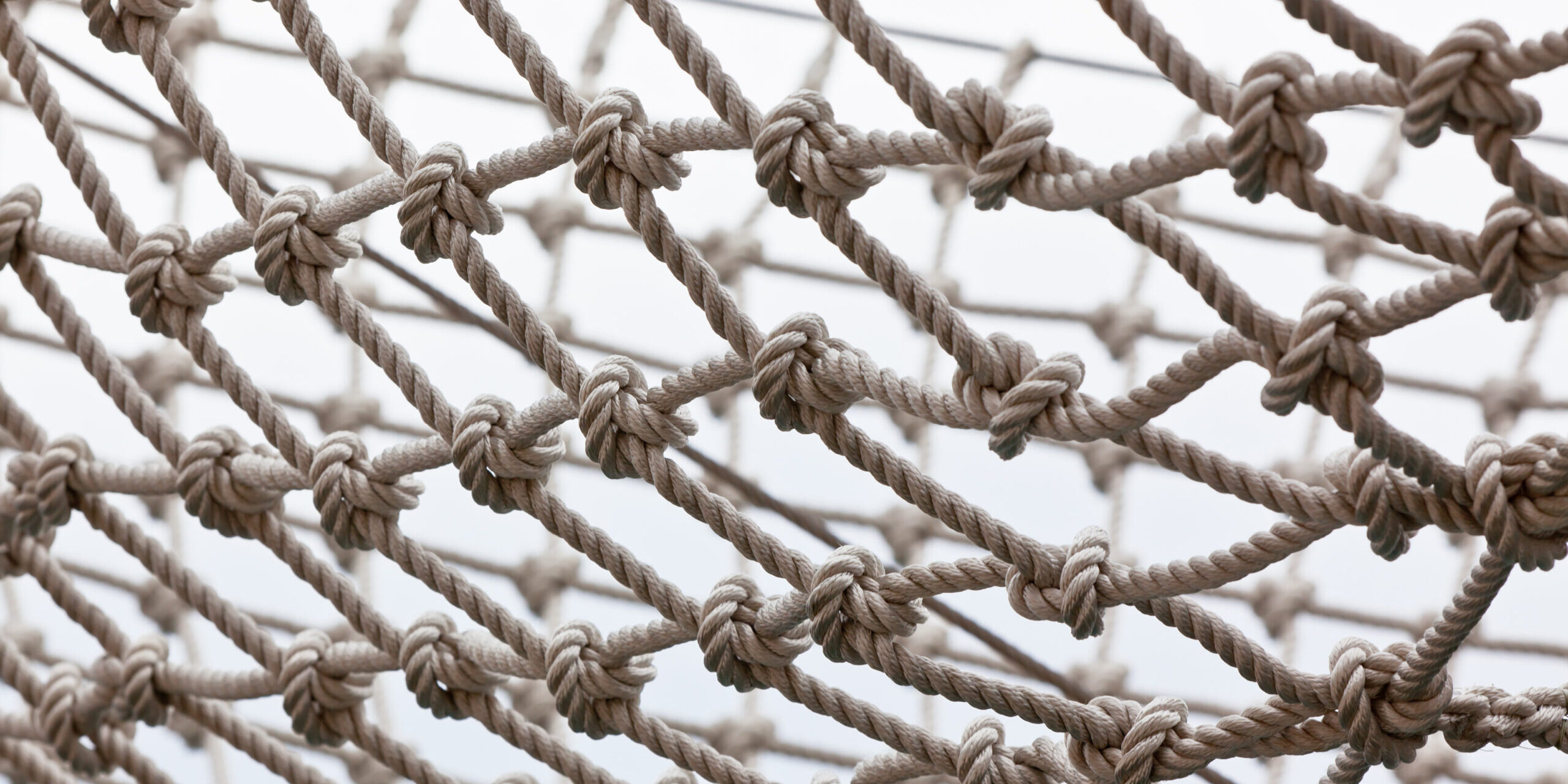 Yacht Safety Net. Horizontal shot